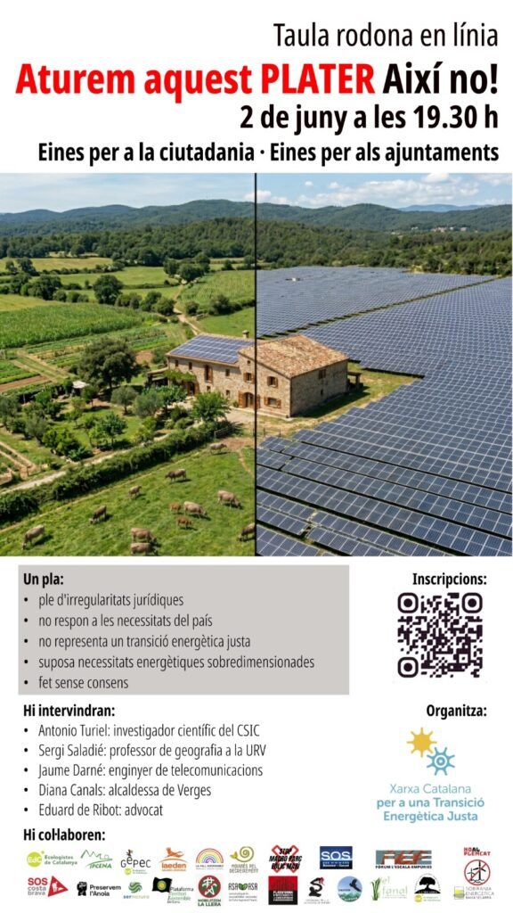 Cartell Taula rodona PLATER